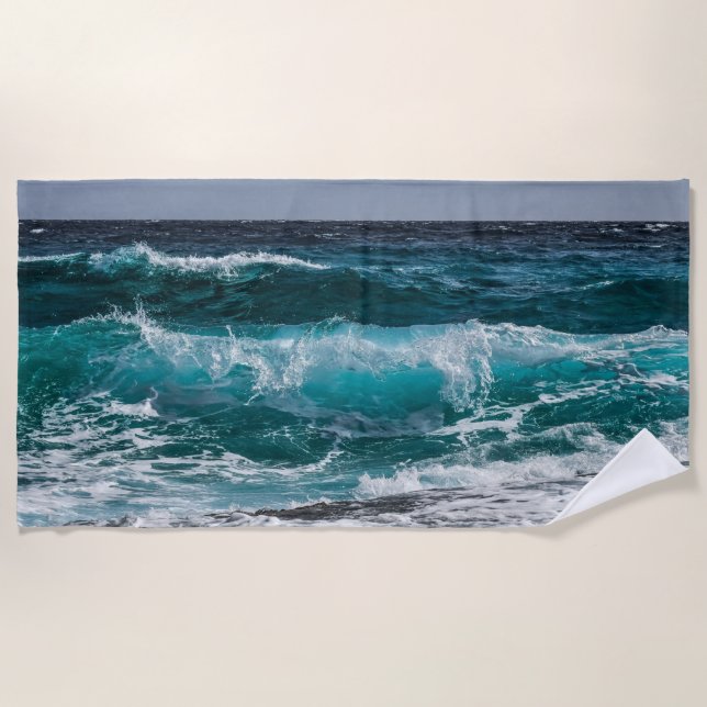 Toalla De Playa Viajes marítimos modernos (Anverso)