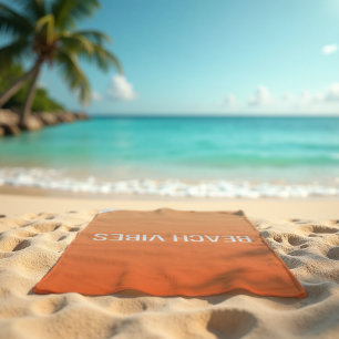 Toalla De Playa Vibes de playa Sunset - Gradiente moderno
