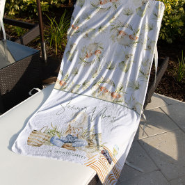 Toalla De Playa Vibes de verano | Boho Bachelorette Weekend