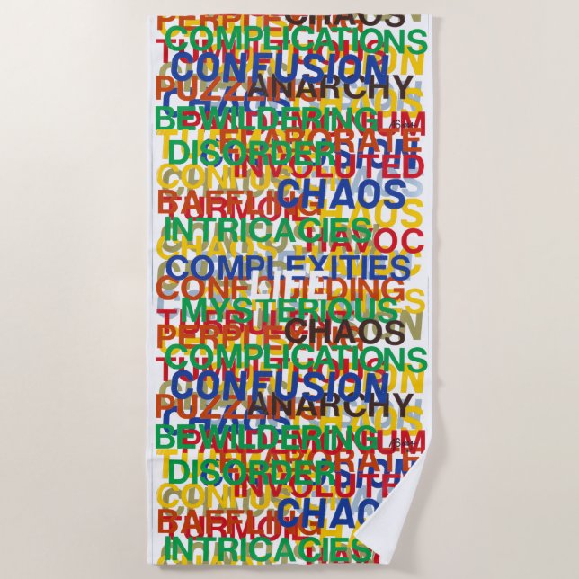 Toalla De Playa Vida (Anverso)