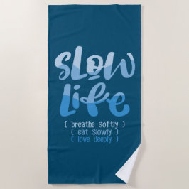 Toalla De Playa Vida lenta 2
