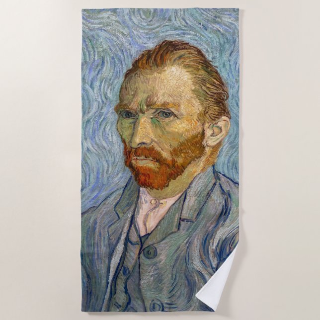 Toalla De Playa Vincent Van Gogh - Autorretrato (Anverso)