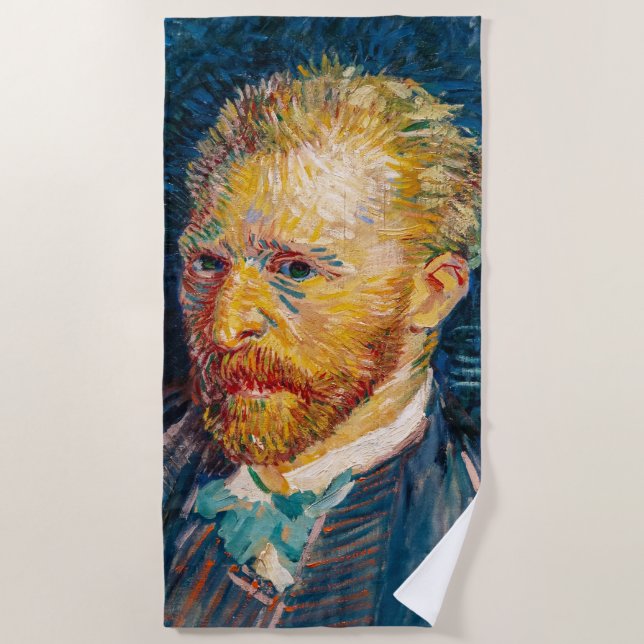 Toalla De Playa Vincent Van Gogh - Autorretrato (Anverso)