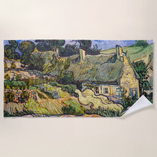 Toalla De Playa Vincent Van Gogh - Casas de paja en Cordeville