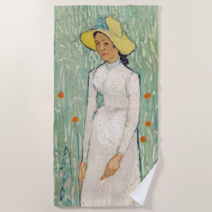Toalla De Playa Vincent van Gogh - Chica en blanco
