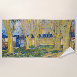 Toalla De Playa Vincent van Gogh - El tren azul