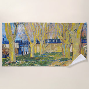 Toalla De Playa Vincent van Gogh - El tren azul