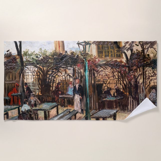 Toalla De Playa Vincent Van Gogh - La Guinguette en Montmartre (Anverso)
