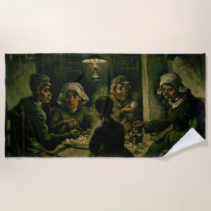 Toalla De Playa Vincent van Gogh - Los comedores de papa
