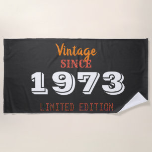 Toalla De Playa Viñeta edición limitada de 1973 50º cumpleaños