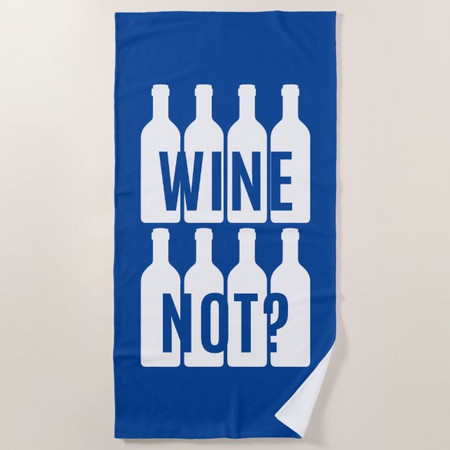 Toalla De Playa Vino no (Anverso)