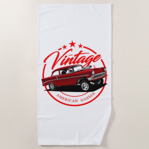 Toalla De Playa Vintage American Red Gasser