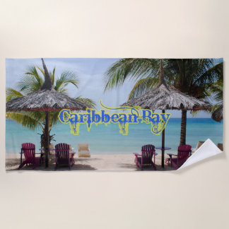 Toalla De Playa Vintage Seven Seas Caribbean Vacation