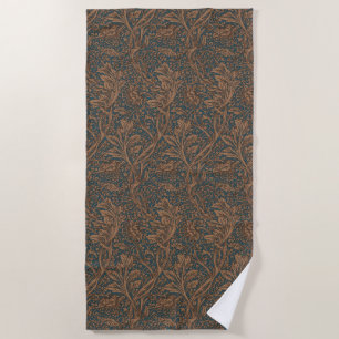 Toalla De Playa Vintage William Morris Arcadia sin costuras