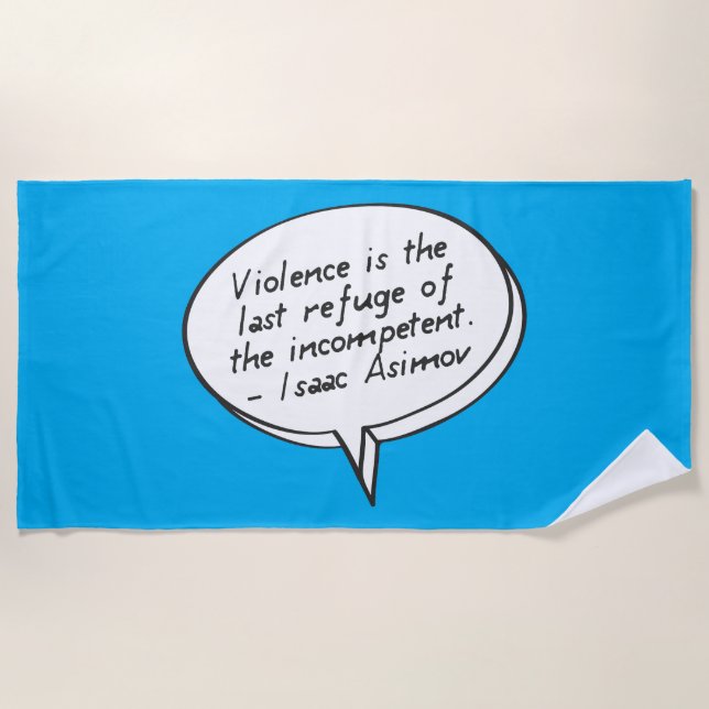 Toalla De Playa Violencia (Anverso)