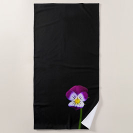 Toalla De Playa Violet Flower btcna