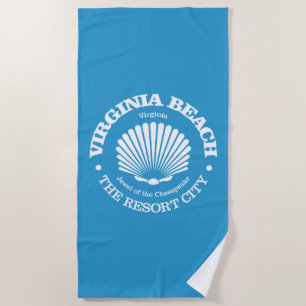 Toalla De Playa Virginia Beach (concha de mar)