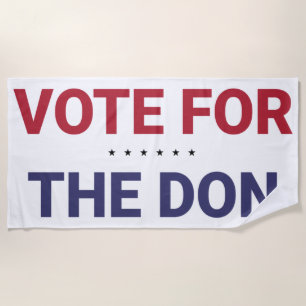 Toalla De Playa Votar por el Don (Elecciones en Estados Unidos 202