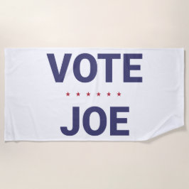Toalla De Playa Vote Joe (elección de Estados Unidos 2020)