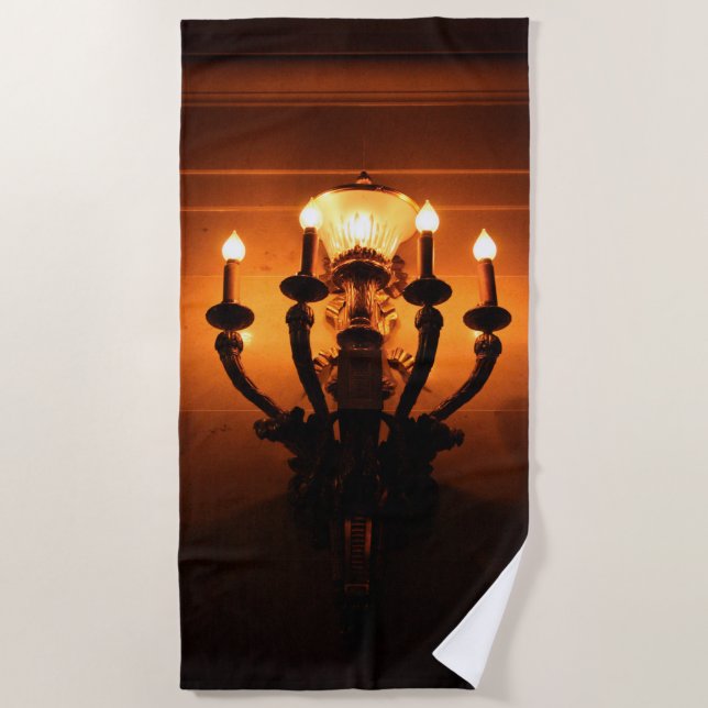 Toalla De Playa Wall Sconce Antique Aesthetic  (Anverso)