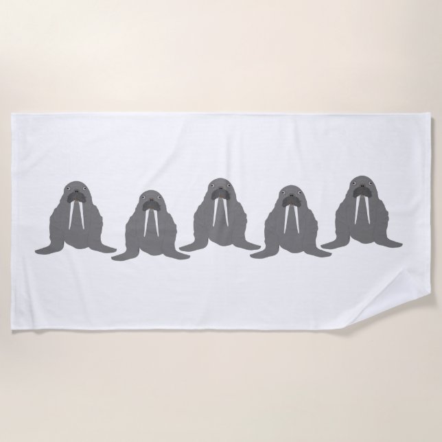 Toalla De Playa Walrus Beach Towel (Anverso)