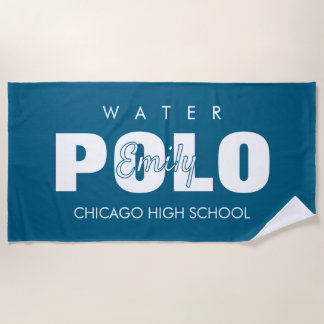 Toalla De Playa Water Polo, Water Polo Team Pool, Gift For Players