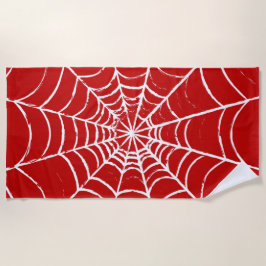 Toalla De Playa Web roja