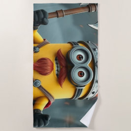 Toalla De Playa „Wikinger-Minion auf Eroberungskurs“