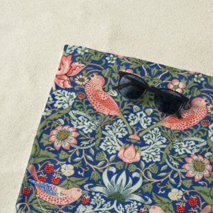 Toalla De Playa William Morris Fruta Robada Coral Marina