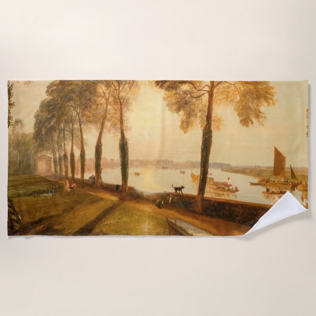 Toalla De Playa William Turner - Terraza Mortlake (Anverso)