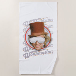 Toalla De Playa Willy Wonka en Goggles de Wonkavision