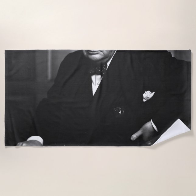 Toalla De Playa Winston Churchill (Anverso)