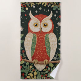 Toalla De Playa Wise Winter Watcher