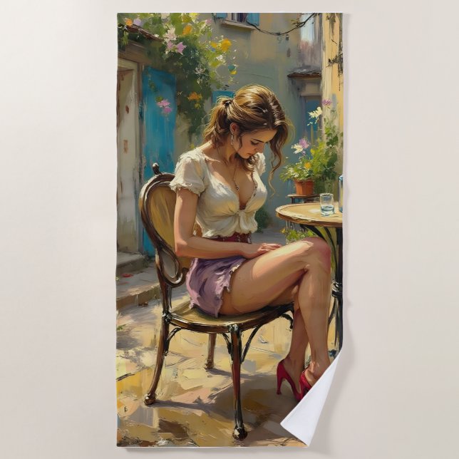 Toalla De Playa Wrap Yourself in Luxury & Comfort Towel (Anverso)