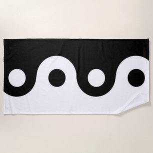 Toalla De Playa Yin yang 