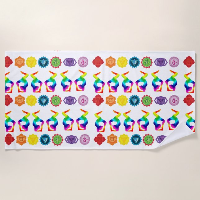 Toalla De Playa Yoga (Anverso)