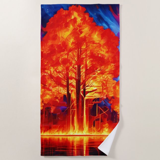 Toalla De Playa Yoga Mat (Anverso)