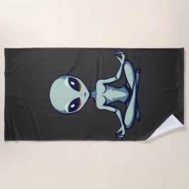 Toalla De Playa Zen Alien