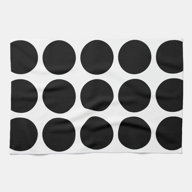 Toalla de puntos de Polka grande (Horizontal)