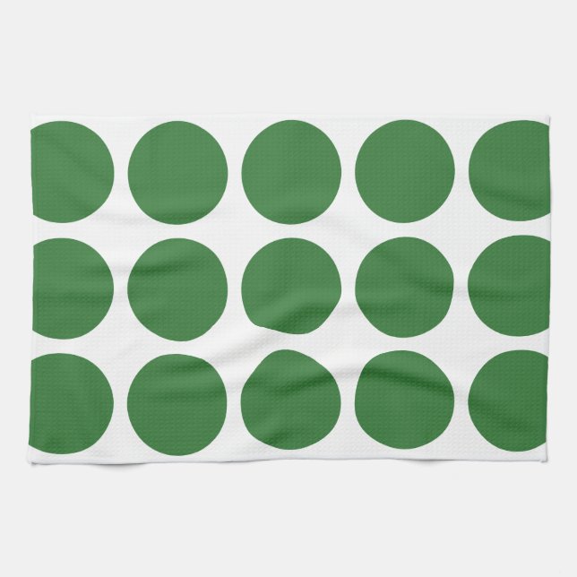 Toalla de puntos de Polka grande (Horizontal)