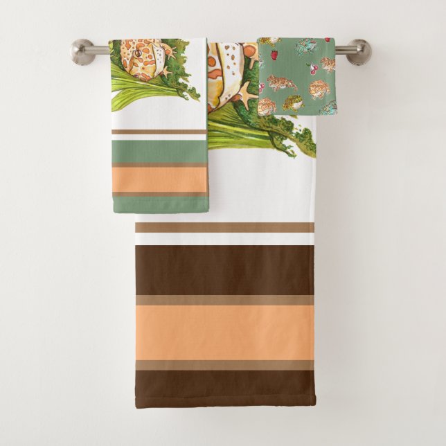 Toalla de ranas ornadas (In situ)