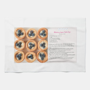 Toalla de receta de arándano azul