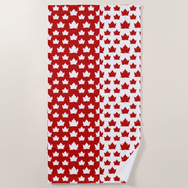 Toalla de recuerdo canadiense toalla de playa cana (Anverso)