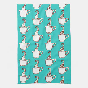 Toalla de regalo de cocina de diner de café retro 