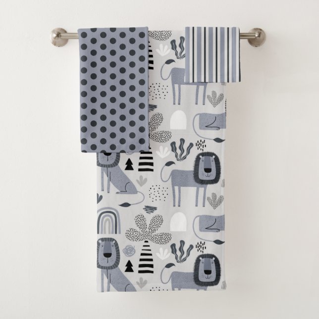 Toalla de Rey de la jungla de leones (In situ)