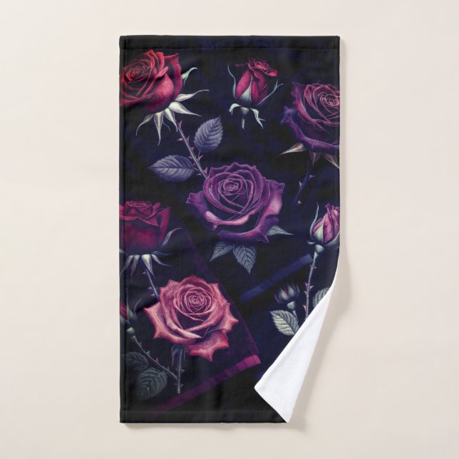 Toalla de Rosas (Toalla de mano)