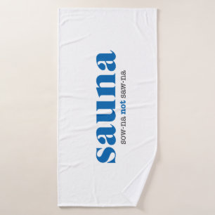 Toalla de sauna