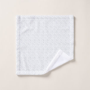 Toalla de Spa de Patrón Gris Paño de Baño Regalo