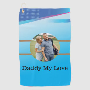 Toalla de suerte de papá: Toalla de golf de mejor 