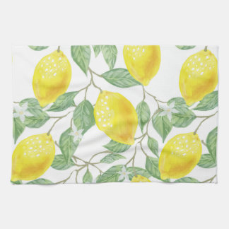 Toalla de té amarillo limón